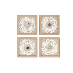 Cadre Home ESPRIT Blanc Naturel Moderne 22 x 2 x 22 cm