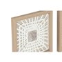 Cadre Home ESPRIT Blanc Naturel Moderne 22 x 2 x 22 cm