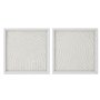 Cadre Home ESPRIT Blanc Naturel Moderne Scandinave 35 x 2 x 35 cm