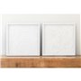 Cadre Home ESPRIT Blanc Naturel Moderne Scandinave 35 x 2 x 35 cm