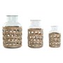 Vase Home ESPRIT Naturel Verre 18