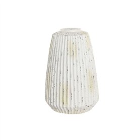 Vase Home ESPRIT Blanc Magnésium 28 x 28 x 41 cm