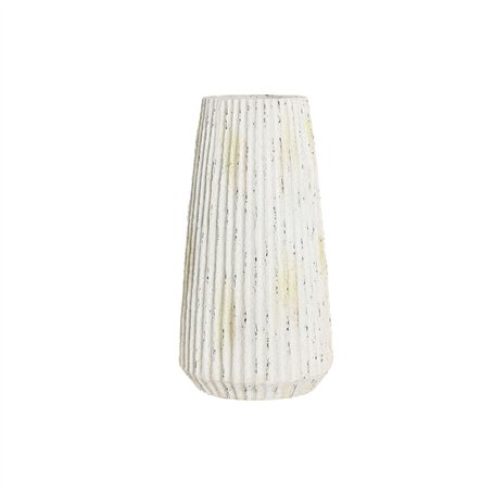 Vase Home ESPRIT Blanc Magnésium 28 x 28 x 53 cm