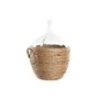 Vase Home ESPRIT Transparent Marron Clair Verre Naturel 37 x 37 x 55 cm