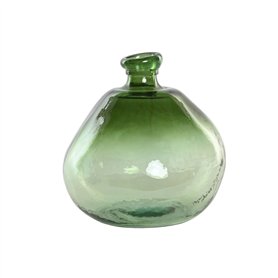 Vase Home ESPRIT Vert Cristal recyclé 31 x 31 x 32 cm