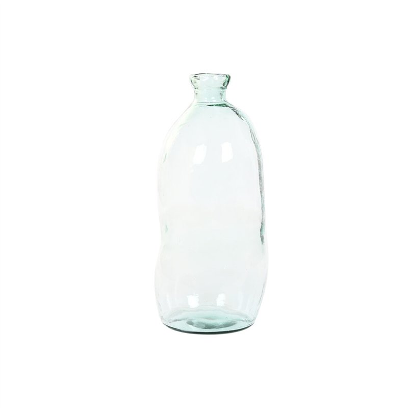 Vase Home ESPRIT Transparent Cristal recyclé 34 x 34 x 73 cm