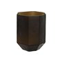 Vase Home ESPRIT Gris foncé Verre Moderne 18 x 18 x 22 cm