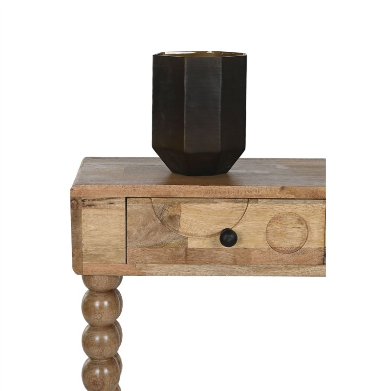 Image secondaire de Vase Home ESPRIT Gris foncé Verre Moderne 18 x 18 x 22 cm