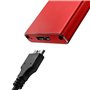 Boîtier Externe Qoltec 51831 Rouge