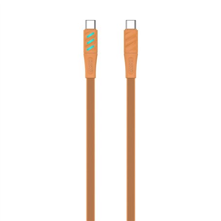 Câble USB-C vers USB-C Havit CB6254 Orange 1 m