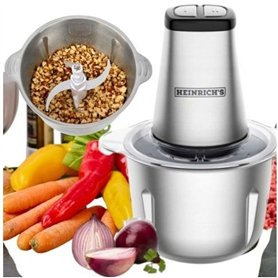 Bol mixeur Heinrich's HMZ 8849 Gris Argenté 500 W 2 L