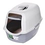 Bac à litière pour chats Diamentiq 4004508810DIA Blanc Gris Plastique