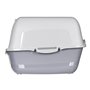 Bac à litière pour chats Diamentiq 4004508810DIA Blanc Gris Plastique