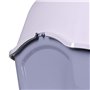 Bac à litière pour chats Diamentiq 4004508810DIA Blanc Gris Plastique