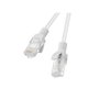 Câble Réseau Rigide UTP 5ème Catégorie Lanberg PCU5-20CC-0025-S Blanc 25 cm