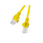 Câble Réseau Rigide UTP 5ème Catégorie Lanberg PCU5-20CC-0025-Y Jaune 25 cm
