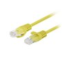 Câble Réseau Rigide UTP 6ème Catégorie Lanberg PCU6-20CC-0100-Y Jaune 1 m