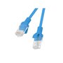 Câble Réseau Rigide UTP 5ème Catégorie Lanberg PCU5-20CC-0200-B Bleu 2 m