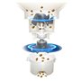 Fontaine pour Animaux de Compagnie Panasonic CP-JNF01CW Blanc Plastique/Acier inoxydable