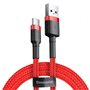 Câble USB A vers USB-C Baseus CATKLF-U09 Noir Rouge 3 m