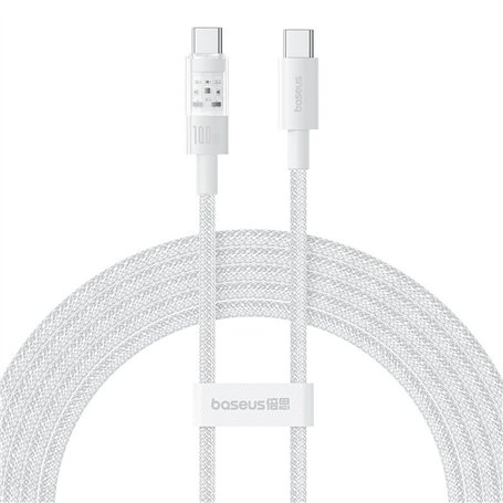 Câble USB-C vers USB-C Baseus P10373000211-01 Blanc 2 m