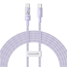 Câble USB-C vers USB-C Baseus P10373000511-01 Pourpre 2 m
