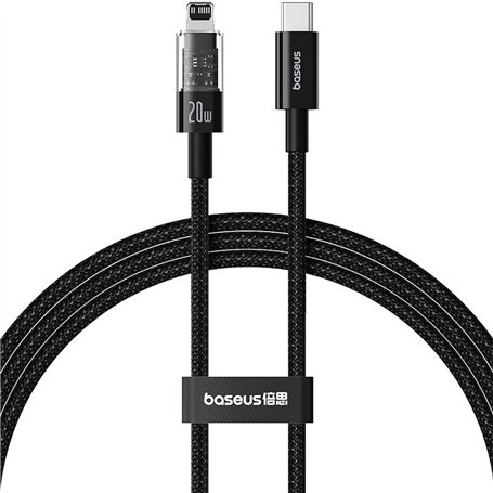 Câble USB-C vers Lightning Baseus P10373001111-00 Noir 1 m