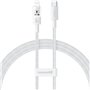 Câble USB-C vers Lightning Baseus P10373001211-00 Blanc 1 m