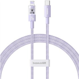 Câble USB-C vers Lightning Baseus P10373001511-00 Pourpre 1 m