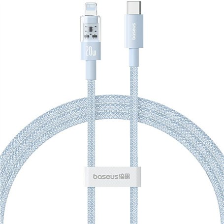 Câble USB-C vers Lightning Baseus P10373001311-00 Bleu 1 m