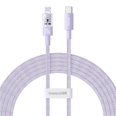 Câble USB-C vers Lightning Baseus P10373001511-01 Pourpre 2 m