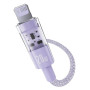 Câble USB-C vers Lightning Baseus P10373001511-01 Pourpre 2 m