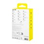Câble USB A vers USB-C Baseus P10373002211-00 Blanc 1 m