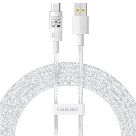 Câble USB A vers USB-C Baseus P10373002211-01 Blanc 2 m