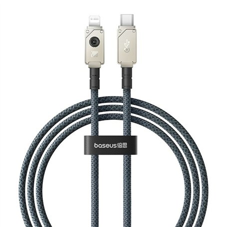 Câble USB-C vers Lightning Baseus P10355803221-00 Blanc Noir 1 m