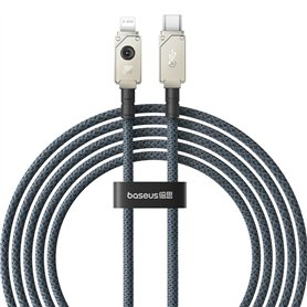 Câble USB-C vers Lightning Baseus P10355803221-01 Blanc Noir 2 m