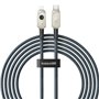 Câble USB-C vers Lightning Baseus P10355803221-01 Blanc Noir 2 m