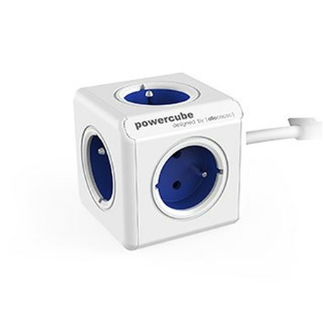 Bloc Cube Prises Allocacoc 2300BL/FREXPC Bleu Blanc 1
