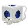 Bloc Cube Prises Allocacoc 2300BL/FREXPC Bleu Blanc 1,5 m