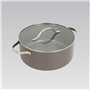Marmite avec couvercle Feel Maestro MR-4009-20 Gris Métal Aluminium Ø 20 cm 2,3 L