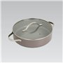 Poêle Feel Maestro MR-4009-28S Gris Métal Aluminium Ø 28 cm