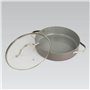 Poêle Feel Maestro MR-4009-28S Gris Métal Aluminium Ø 28 cm
