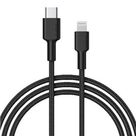 Câble USB-C vers Lightning Aukey CB-CL4 Noir 1