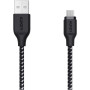 Câble USB vers micro USB Aukey CB-AM2 Blanc Noir 2 m