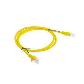 Câble Réseau Rigide UTP 5ème Catégorie Lanberg PCU5-20CC-0100-Y Jaune 1 m