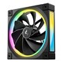 Ventillateur de cabine DEEPCOOL R-FL12R-BKAPN3-G Ø 12 cm (3 Unités)