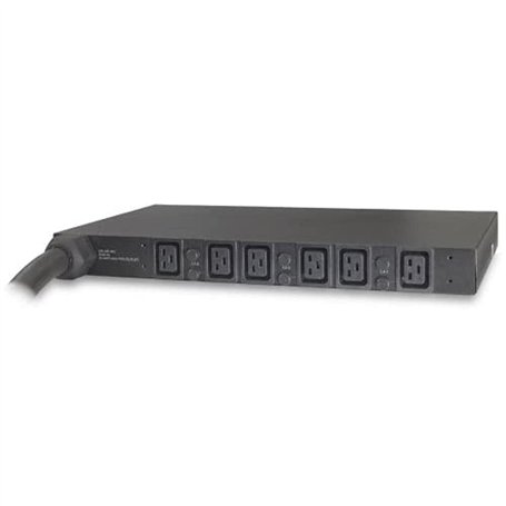 APC Basic Rack PDU Unité de distribution d'alimentation ( montage en rack ) CA 208 V 6 connecteur(s) de sortie 1U