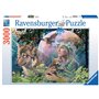 Ravensburger - Puzzle Adulte - Puzzle 3000 pièces - Loups au clair de lune - Adultes et enfants à partir de 14 ans - Puzzle de q