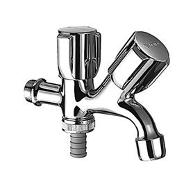 Schell Robinet d'écoulement combiné (valve en laiton