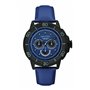 Nautica - A18644G - Montre Homme - Quartz Analogique - Cadran Bleu - Bracelet Cuir Bleu